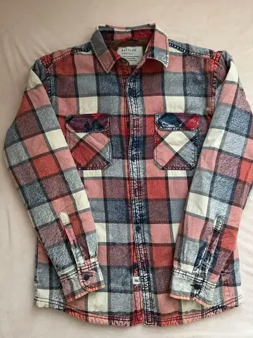 BAYFLOW (베이플로우) 보아 안감 체크 셔츠 자켓 사이즈 3