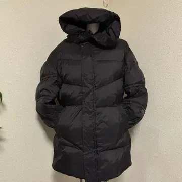 SLY HOT SAU CE! 블랙 후드 다운 자켓 블랙