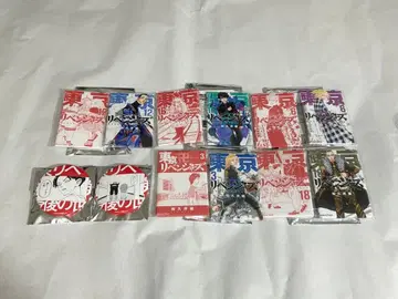 도쿄 리벤저스 신규 체험 전시 캔뱃지 묶음 판매