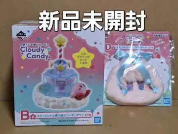 제일복권 별의 커비 스타 로드와 꿈의 샘 피규어 펜 복조리 파우치 2종