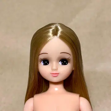 리카짱 그레이? 눈 센터 파트 가운데 가르마 롱 스트레이트 헤어