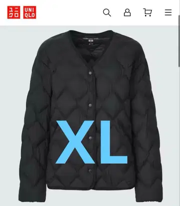 유니클로 울트라 라이트 다운 릴랙스 자켓 퀼팅 블랙