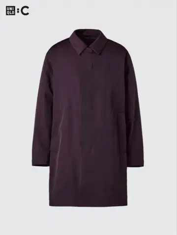 [ 새상품급 ] UNIQLO C 퍼프 테크 하프 코트 브라운