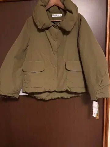 새상품급 넉넉한 여성용 KEIKO KISHI 경난 패딩 자켓 브라운 계열