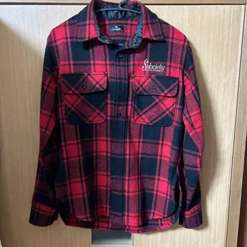 SUBCIETY CPO SHIRT rockabilly 체크 셔츠