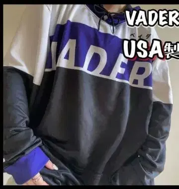 VADER USA 컬러 블록 후드티