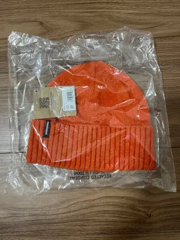 파타고니아 브로디오 비니 니트 모자 오렌지 라스트 1점