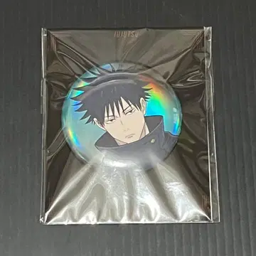 주술회전 애니메이트 카페 거치대 포함 글리터 캔뱃지 후시구로 메구미