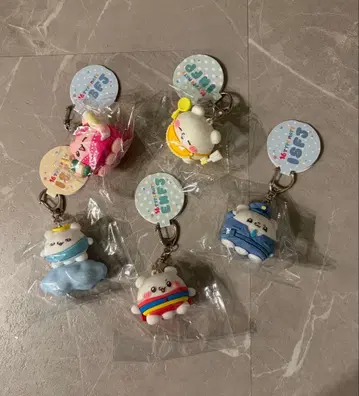 16TYPEMATE x 러브이즈 스못피 미니 러버 키링 세트