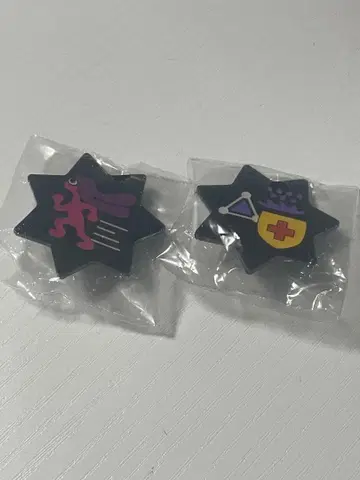 Splatoon3 핀 배지 기어 파워의 조각 2개 세트 미사용 새상품