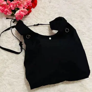 고품질 눙크 숄더백 블랙 나일론