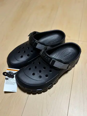 Crocs 공식 오프로드 스포츠 크로그 블랙 27cm