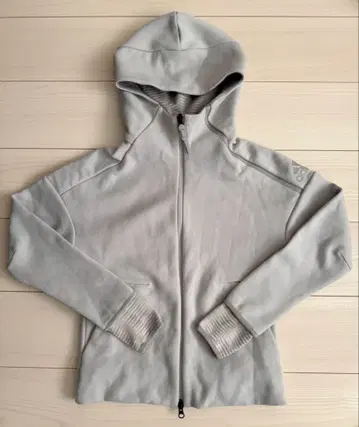 새상품급 adidas 맨투맨 풀 집업 후드티 M 사이즈 그레이