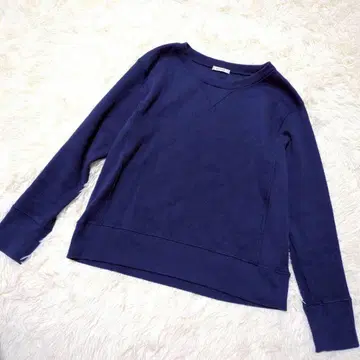 BAYFLOW 와플 맨투맨(3) 풀오버 블루 노코어