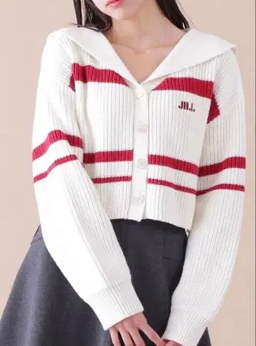 JILL by JILLSTUART 빅 칼라 니트 가디건