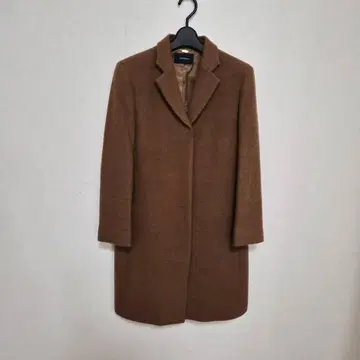 뉴요커 울 롱 코트 11AR 카멜 계열 DMW 브라운 모