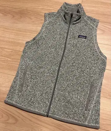 파타고니아 베터 스웨터 베스트 그레이 혼방 구제 의류 여성용 L