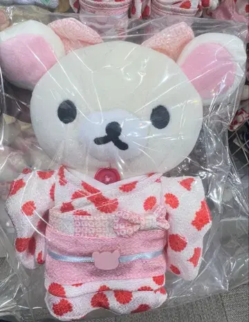 코리락쿠마 봉제 인형 기모노 유카타 2025 마스코트 키링