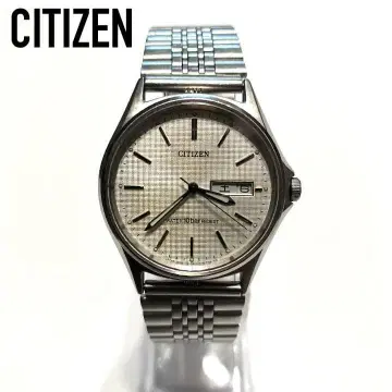 CITIZEN 시티즌 5500-F50131 체크 다이얼 데이데이트
