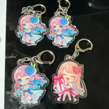히나피요 씨 아크릴 키링 4점