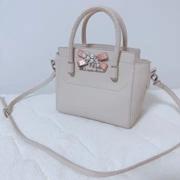 JILLSTUART 미니 숄더백 비쥬 로얄 아이보리