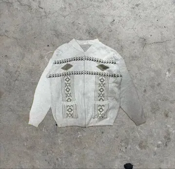 vintage zip up knit blouson sullen ours