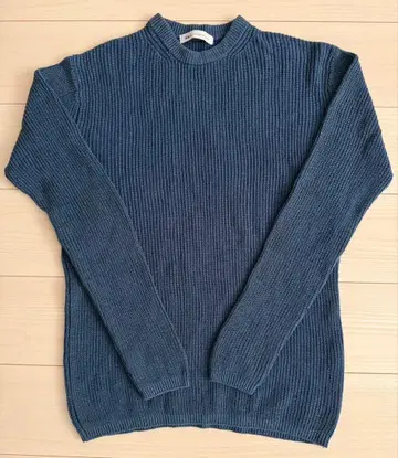 새상품급 론 헤르만 니트 S 사이즈 모 100% 리브 둥근 카라