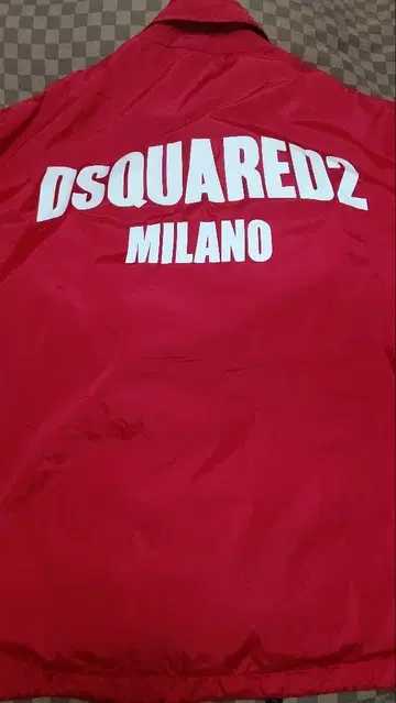 DSQUARED2 나일론 자켓 빨간색 48