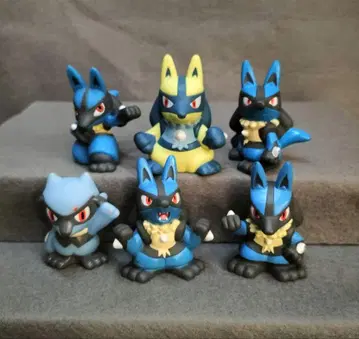 루카리오 6개 포켓몬 키즈 손가락 인형