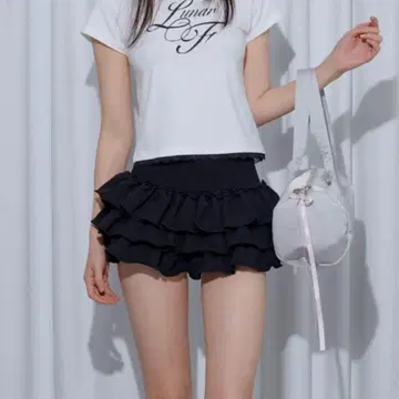 프릴 스커트 FRILL SKIRT FCMM FCMM 블랙