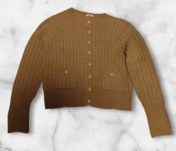 IENA 케이블 크루넥 가디건