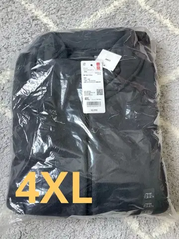 UNIQLO 플리스 풀집 자켓 4XL 다크 그레이