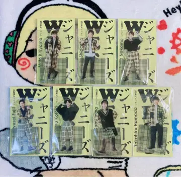 쟈니즈 WEST 미개봉 아크릴 스탠드 7개 세트