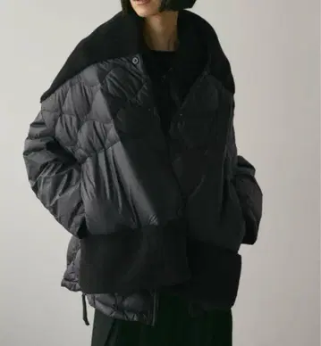 [별주] TAION 다운 머플러 STYLEMIXER 컬러 블랙