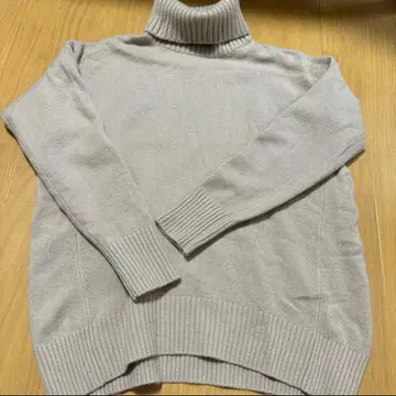 PLST 캐시미어 혼방 터틀넥 스웨터