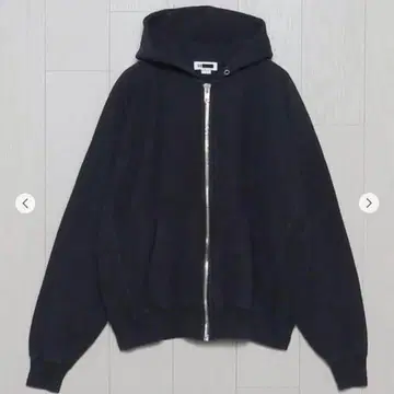 H beauty & youth 크루넥 맨투맨 지퍼 후디