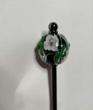 wargo The Ichi 헤어콤 잠자리 구슬 파란 장미 블랙