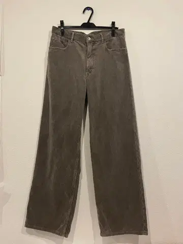 PIGMENT DYED FINX CORDUROY WIDE 5P PANTS