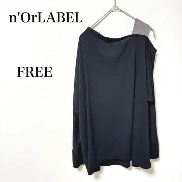 n'OrLABEL 누아르 라벨 오프숄더 블랙 돌먼 슬리브 F