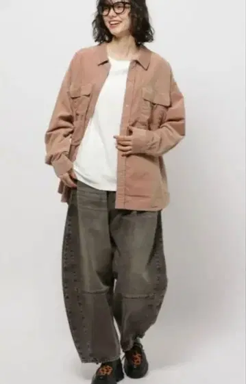 니코앤드 niko and - 코듀로이 포켓 셔츠