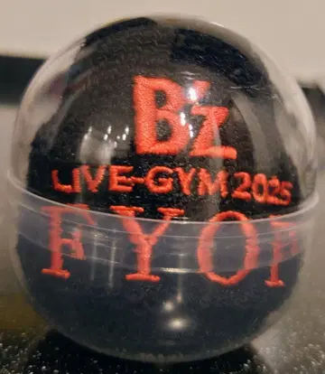 B'z 돔 투어 FYOP 회장 한정판 가챠가챠 리스트밴드 블랙