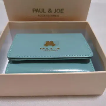 폴앤조 접이식 지갑 (박스 없음) 더블 캣 소가죽