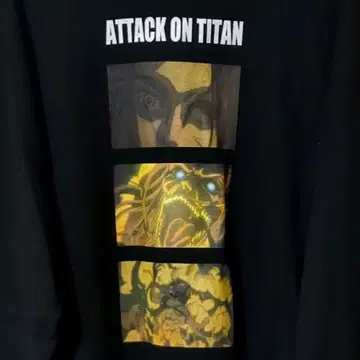SiM 진격의 거인 긴팔 티셔츠 빅 오버사이즈 티셔츠