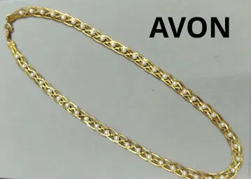 AVON 미니 펄 골드 목걸이