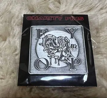 B'z LIVE-GYM 2025 FYOP 차리티 핀 배지 미개봉 새상품