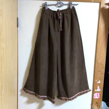 Rccat 브라운 와이드 팬츠 장식 포함 택 포함 새상품