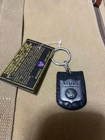 [ 미사용품 ] AVIREX 가죽 키링