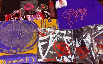 B'z FYOP 티셔츠 후드티 타월 LIVE-GYM 2025 보라색