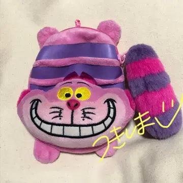 디즈니 Disney 원더랜드 앨리스 체셔캣 봉제 인형 파우치