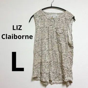 [ L ] LIZ Claiborne 슬리브리스 블라우스 여성용